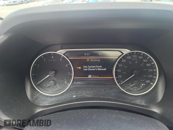 2023 Nissan Sentra SR with VIN 3N1AB8DV6PY266970, listed as a Copart auction lot 49603885 with 21,206 mi miles and Salvage Title. Bid and sale history available at DreamBid. Image 9.