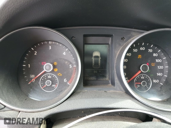 2012 Volkswagen Jetta TDI with VIN 3VWPL7AJ2CM650761, listed as a Copart auction lot 58409985 with 195,996 mi miles and Salvage title. Bid and sale history available at DreamBid. Image 9.
