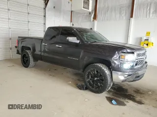 2014 Chevrolet Silverado 1500 LT with VIN 1GCVKREC9EZ314384, listed as a Copart auction lot 49292245 with 123,386 mi miles and Salvage Title. Bid and sale history available at DreamBid. Image 4.