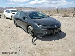 2023 Toyota Prius LE with VIN JTDACAAU0P3002651, listed as a Copart auction lot 69497884 with 21,593 mi miles and Salvage Title. Bid and sale history available at carsss.com. Image 10.