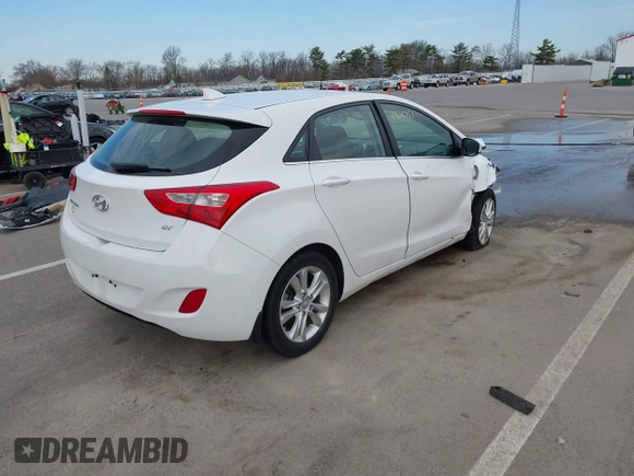 2013 Hyundai Elantra GT with VIN KMHD35LE1DU145894, listed as a IAAI auction lot 41828751 with 90,529 mi miles. Bid and sale history available at carsss.com. Image 4.