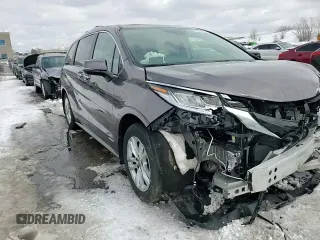 2021 Toyota Sienna Limited with VIN 5TDZSKFC3MS008238, listed as a Copart auction lot 46328225 with 28,269 mi miles and Salvage Title. Bid and sale history available at DreamBid. Image 15.