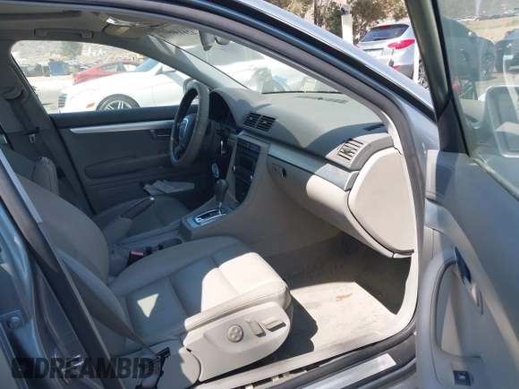2008 Audi A4 2.0T with VIN WAUAF78E28A041678, listed as a IAAI auction lot 42614609 with 128,696 mi miles and . Bid and sale history available at DreamBid. Image 5.