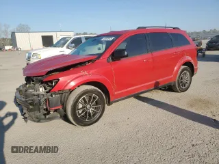 2019 Dodge Journey SE with VIN 3C4PDCBG8KT750637, listed as a Copart auction lot 46603645 with 92,274 mi miles and Salvage Title. Bid and sale history available at DreamBid. Image 1.