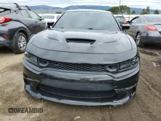 2019 Dodge Charger SRT Hellcat with VIN 2C3CDXL99KH742758, listed as a Copart auction lot 45308695 with 72,838 mi miles and Salvage Title. Bid and sale history available at DreamBid. Image 5.