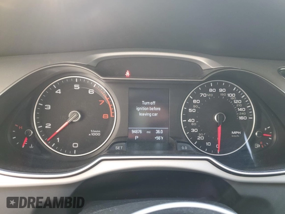 2016 Audi allroad Premium with VIN WA1TFAFL7GA017976, listed as a Copart auction lot 81025744 with 94,876 mi miles and Salvage Title. Bid and sale history available at carsss.com. Image 9.