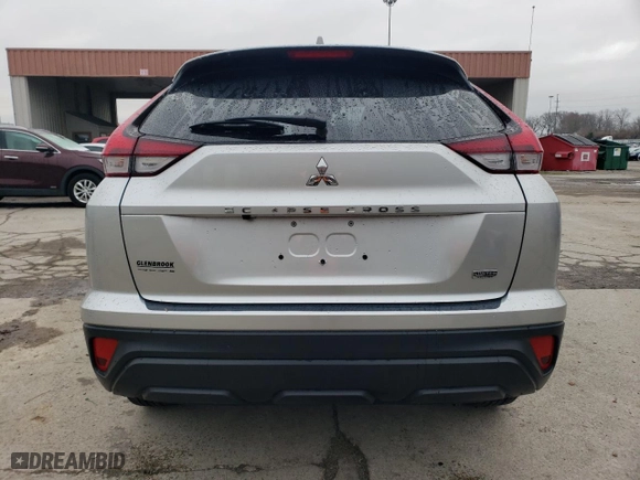 2023 Mitsubishi Eclipse Cross LE with VIN JA4ATVAA5PZ005968, listed as a Copart auction lot 81810404 with 20,420 mi miles and Salvage Title. Bid and sale history available at carsss.com. Image 6.