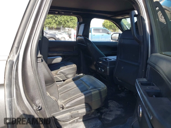 2021 Ford Expedition Max Limited with VIN 1FMJK1KT0MEA58450, listed as a IAAI auction lot 39174522 with 45,650 mi miles and . Bid and sale history available at DreamBid. Image 8.
