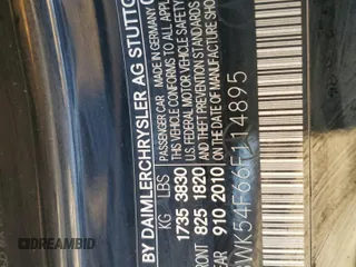 2006 Mercedes-Benz SLK-Class 3.0L with VIN WDBWK54F66F114895, listed as a Copart auction lot 55417885 with 128,984 mi miles and Salvage Title. Bid and sale history available at carsss.com. Image 12.