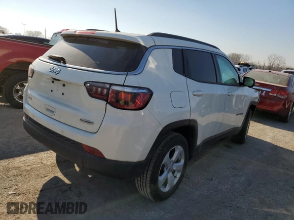2018 Jeep Compass Latitude z VIN 3C4NJDBB5JT401315, wystawiony jako Copart lot #42822284 z przebiegiem 56 892 mil mil oraz Szkody całkowita. Historia ofert i sprzedaży dostępna na DreamBid. Obrazek 3.