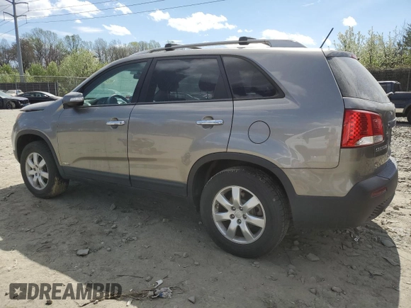 2011 Kia Sorento LX with VIN 5XYKTDA24BG119996, listed as a Copart auction lot 49554495 with 119,993 mi miles and Salvage Title. Bid and sale history available at carsss.com. Image 2.