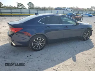 2019 Acura TLX with VIN 19UUB2F38KA002330, listed as a Copart auction lot 43349035 with 104,739 mi miles and Non Repairable. Bid and sale history available at carsss.com. Image 3.
