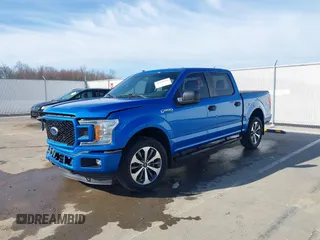 2019 Ford F-150 XL with VIN 1FTEW1EP0KKF24515, listed as a IAAI auction lot 41810694 with 58,906 mi miles. Bid and sale history available at carsss.com. Image 18.