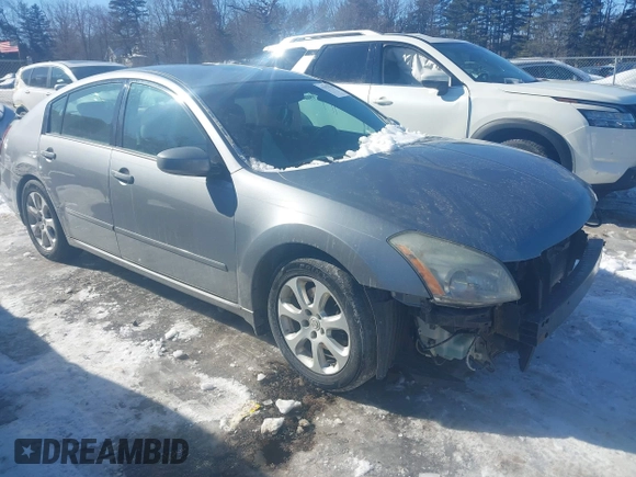 2007 Nissan Maxima 3.5 SE with VIN 1N4BA41E97C801662, listed as a IAAI auction lot 41631887 with 122,446 mi miles. Bid and sale history available at carsss.com. Image 1.
