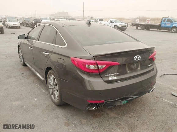 2016 Hyundai Sonata 2.4L Sport with VIN 5NPE34AF8GH299712, listed as a IAAI auction lot 41744132 with 41,166 mi miles. Bid and sale history available at carsss.com. Image 3.