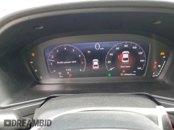 2023 Honda Accord LX with VIN 1HGCY1F2XPA023733, listed as a Copart auction lot 52509365 with 99,663 mi miles and Salvage Title. Bid and sale history available at DreamBid. Image 9.