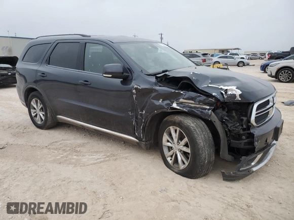 2014 Dodge Durango Limited with VIN 1C4RDHDG1EC551383, listed as a Copart auction lot 51562415 with 166,971 mi miles and Salvage title. Bid and sale history available at DreamBid. Image 4.