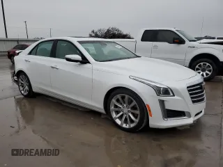 2017 Cadillac CTS Sedan Luxury RWD with VIN 1G6AR5SX0H0173436, listed as a Copart auction lot 45541625 with 56,227 mi miles and Salvage Title. Bid and sale history available at carsss.com. Image 4.