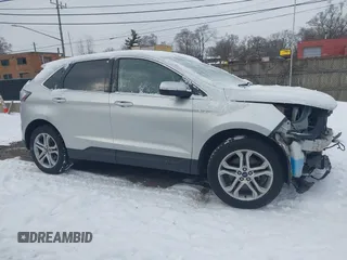 2018 Ford Edge Titanium with VIN 2FMPK4K89JBC14502, listed as a IAAI auction lot 41321136 with 143,052 mi miles. Bid and sale history available at carsss.com. Image 13.