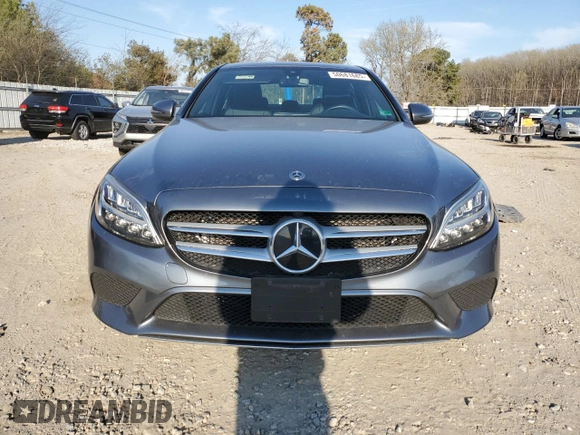 2021 Mercedes-Benz C 300 with VIN W1KWF8EB1MR620719, listed as a Copart auction lot 50681685 with 24,906 mi miles and Salvage Title. Bid and sale history available at carsss.com. Image 5.