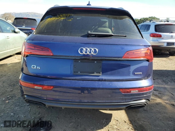 2022 Audi Q5 S line Prestige with VIN WA1FAAFY9N2005441, listed as a Copart auction lot 44642835 with 32,904 mi miles and Salvage Title. Bid and sale history available at carsss.com. Image 6.