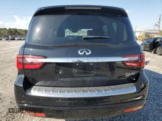 2018 Infiniti QX80 with VIN JN8AZ2NE1J9194002, listed as a Copart auction lot 50232765 with 76,395 mi miles and Salvage title. Bid and sale history available at DreamBid. Image 6.