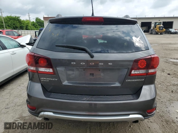 2015 Dodge Journey Crossroad with VIN 3C4PDDGG7FT633491, listed as a Copart auction lot 59751435 with Not provided miles and Salvage title. Bid and sale history available at DreamBid. Image 6.