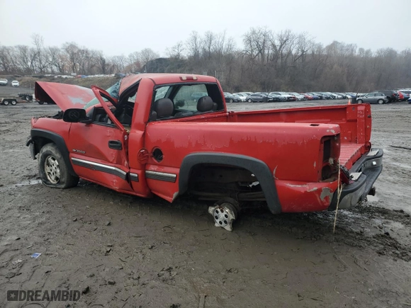 2001 Chevrolet Silverado 1500 LS with VIN 1GCEK14T81Z228982, listed as a Copart auction lot 84269344 with 0 mi miles and Salvage Title. Bid and sale history available at carsss.com. Image 2.