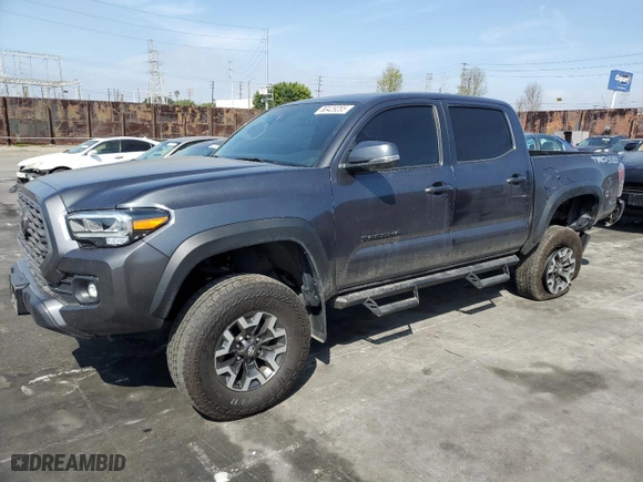 2022 Toyota Tacoma 4WD SR with VIN 3TMCZ5AN6NM511288, listed as a Copart auction lot 50429285 with 33,740 mi miles and Salvage Title. Bid and sale history available at carsss.com. Image 1.
