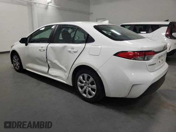 2023 Toyota Corolla LE z VIN 5YFB4MDE9PP045982, wystawiony jako Copart lot #57639345 z przebiegiem 59 099 mil mil oraz Szkoda całkowita • Salvage title. Historia ofert i sprzedaży dostępna na DreamBid. Obrazek 2.