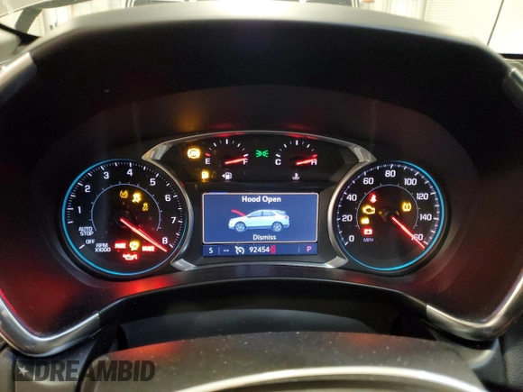 2019 Chevrolet Equinox LT with VIN 3GNAXUEV5KS584202, listed as a Copart auction lot 48316745 with 92,454 mi miles and Salvage Title. Bid and sale history available at carsss.com. Image 9.