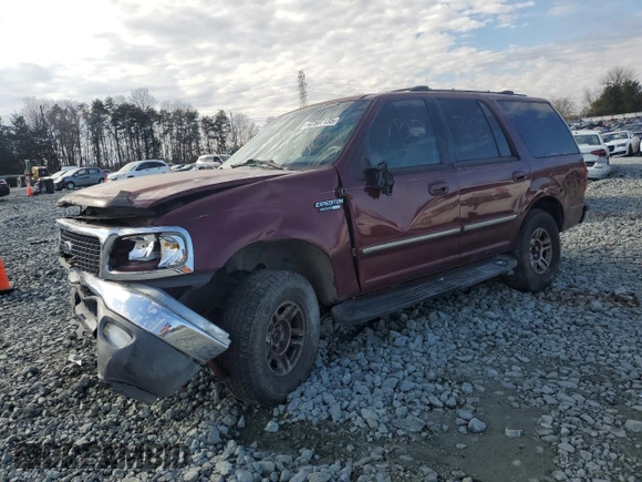 2000 Ford Expedition XLT with VIN 1FMRU166XYLA82466, listed as a Copart auction lot 42507135 with 214,014 mi miles and Salvage Title. Bid and sale history available at DreamBid. Image 1.