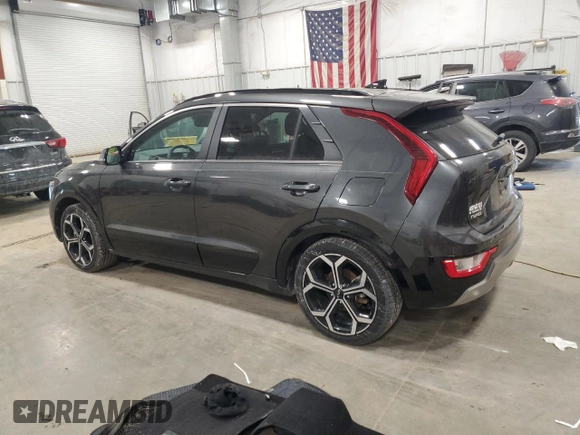 2023 Kia Niro EX with VIN KNDCR3LE0P5038126, listed as a Copart auction lot 42741815 with 56,347 mi miles and Salvage Title. Bid and sale history available at carsss.com. Image 2.