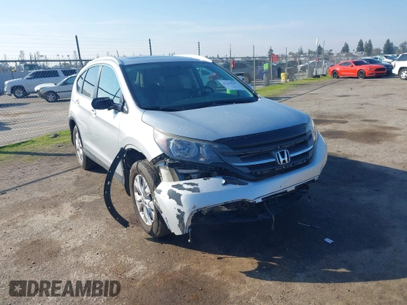 2013 Honda CR-V EX-L z VIN 2HKRM4H79DH658655, wystawiony jako IAAI lot #41243547 z przebiegiem 87 334 mil mil oraz . Historia ofert i sprzedaży dostępna na DreamBid. Obrazek 1.