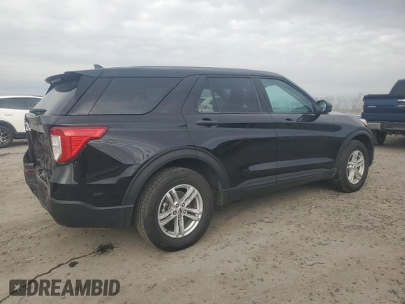 2022 Ford Explorer with VIN 1FMSK8BB8NGC43243, listed as a Copart auction lot 46482465 with 5,946 mi miles and Salvage Title. Bid and sale history available at carsss.com. Image 3.