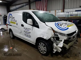 2015 Nissan NV200 SV with VIN 3N6CM0KN3FK720045, listed as a Copart auction lot 46091125 with 95,099 mi miles and Salvage Title. Bid and sale history available at carsss.com. Image 4.