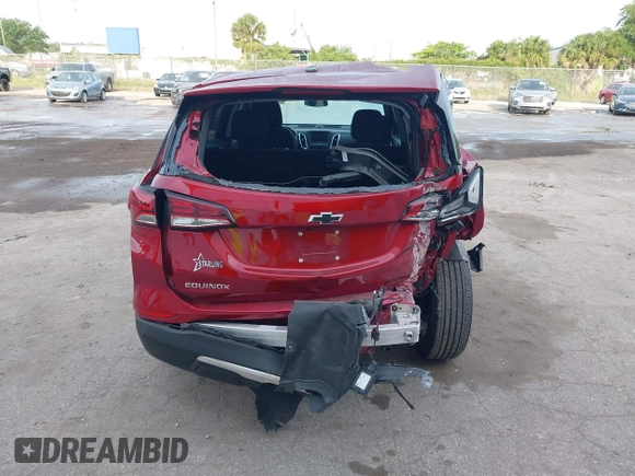 2023 Chevrolet Equinox LT with VIN 3GNAXKEG4PS140354, listed as a IAAI auction lot 42070562 with 17,663 mi miles and . Bid and sale history available at carsss.com. Image 17.