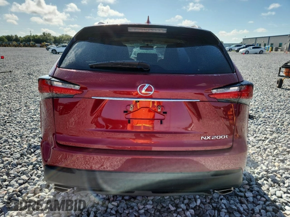 2017 Lexus NX 200t with VIN JTJYARBZ3H2052509, listed as a Copart auction lot 61944605 with 144,477 mi miles and Salvage title. Bid and sale history available at DreamBid. Image 6.