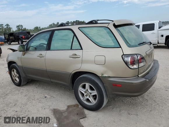 2003 Lexus RX 300 with VIN JTJGF10UX30150298, listed as a Copart auction lot 68138514 with 295,600 mi miles and Salvage Title. Bid and sale history available at carsss.com. Image 2.