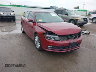 2016 Volkswagen Jetta Sedan 1.8T SEL with VIN 3VWL07AJ7GM392816, listed as a IAAI auction lot 41288306 with 55,915 mi miles. Bid and sale history available at carsss.com. Image 1.