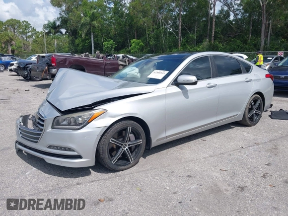 2017 Genesis G80 3.8L с VIN KMHGN4JE5HU170100, выставлен на аукционе IAAI как лот 42366935 с пробегом 54 260 миль миль и . История ставок и продаж доступна на DreamBid. Изображение 2.