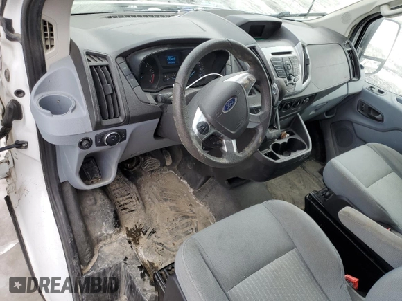 2015 Ford Transit XL with VIN 1FBZX2YM8FKA54542, listed as a Copart auction lot 46326545 with 98,306 mi miles and Salvage title. Bid and sale history available at DreamBid. Image 8.