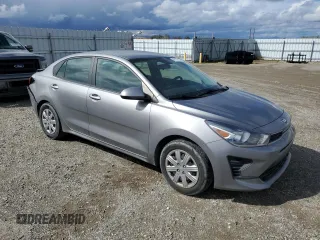 2021 Kia Rio LX with VIN 3KPA24AD0ME428803, listed as a Copart auction lot 49129705 with 37,727 mi miles and Salvage Title. Bid and sale history available at carsss.com. Image 4.