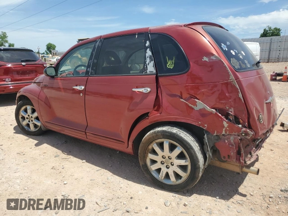 2006 Chrysler PT Cruiser Limited with VIN 3A8FY68B96T208006, listed as a Copart auction lot 57254435 with 96,706 mi miles and Salvage title. Bid and sale history available at DreamBid. Image 2.