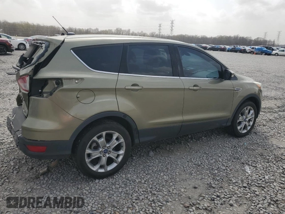 2013 Ford Escape SEL with VIN 1FMCU9H96DUA72579, listed as a Copart auction lot 49323715 with 155,530 mi miles and Salvage Title. Bid and sale history available at DreamBid. Image 3.