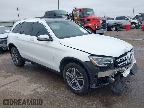 2022 Mercedes-Benz GLC 300 z VIN W1N0G8DB4NV394935, wystawiony jako IAAI lot #42184174 z przebiegiem 39 475 mil mil oraz . Historia ofert i sprzedaży dostępna na DreamBid. Obrazek 1.