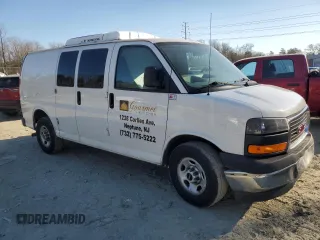 2017 GMC Savana Cargo Van with VIN 1GTW7AFF7H1908278, listed as a Copart auction lot 46902815 with 238,329 mi miles and Clean Title. Bid and sale history available at carsss.com. Image 4.