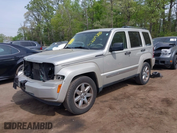2008 Jeep Liberty Limited with VIN 1J8GN58K18W186569, listed as a IAAI auction lot 42109280 with 160,290 mi miles and . Bid and sale history available at carsss.com. Image 2.