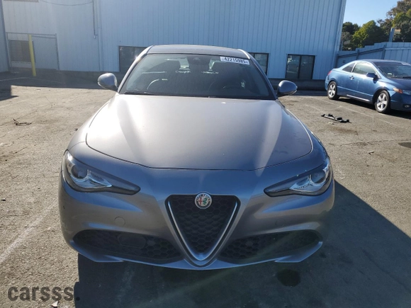 2021 Alfa Romeo Giulia Ti Sport with VIN ZARFAMBN9M7648222, listed as a Copart auction lot 42215985 with 50,861 mi miles and Salvage Title. Bid and sale history available at carsss.com. Image 5.