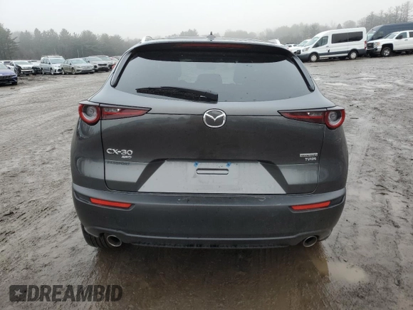 2023 Mazda CX-30 Premium with VIN 3MVDMBDYXPM555206, listed as a Copart auction lot 88027515 with 8,532 mi miles and Salvage title. Bid and sale history available at DreamBid. Image 6.